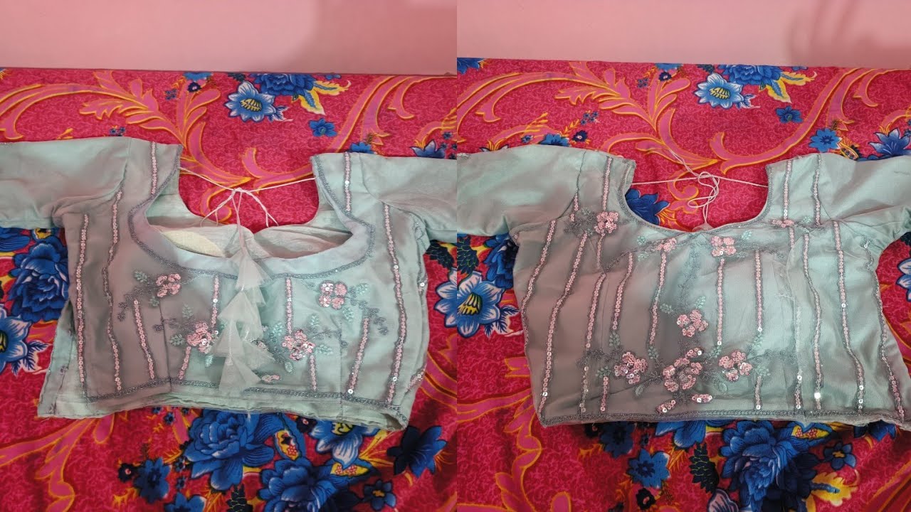क्या आप सभी ने इस तरह से लहंगे के ब्लाउज की कटिंग और सिटिंग की हैek bar jarur try karan#blousedesign