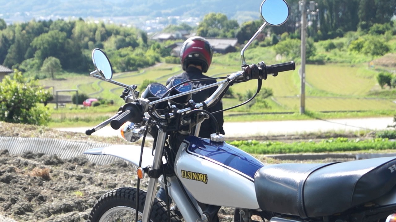 古いオフロードバイクに乗って古い町並みを探しに行くvol.2