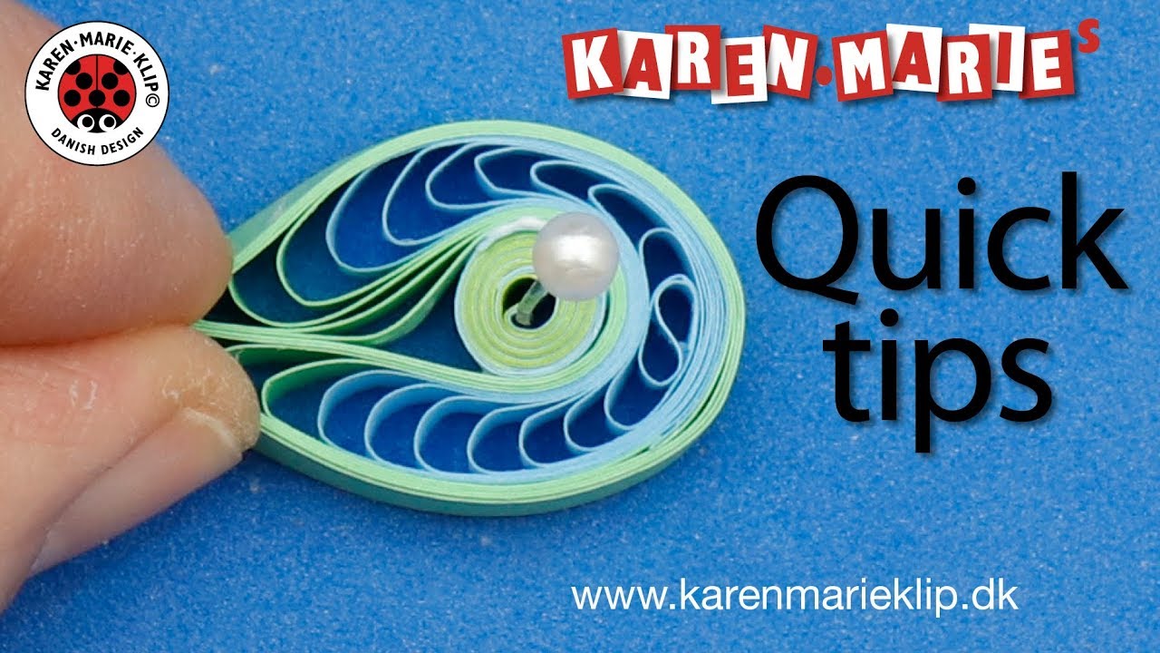 Quilling Comb Figure (QuickTips)  - Karen Marie Klip & Papir