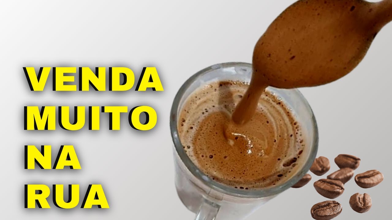 Como fazer CAFÉ CREMOSO DE CAFETERIA PARA VENDER NA RUA/ SÉRIE COMO VENDER CAFÉ DAMANHÃ NA RUA