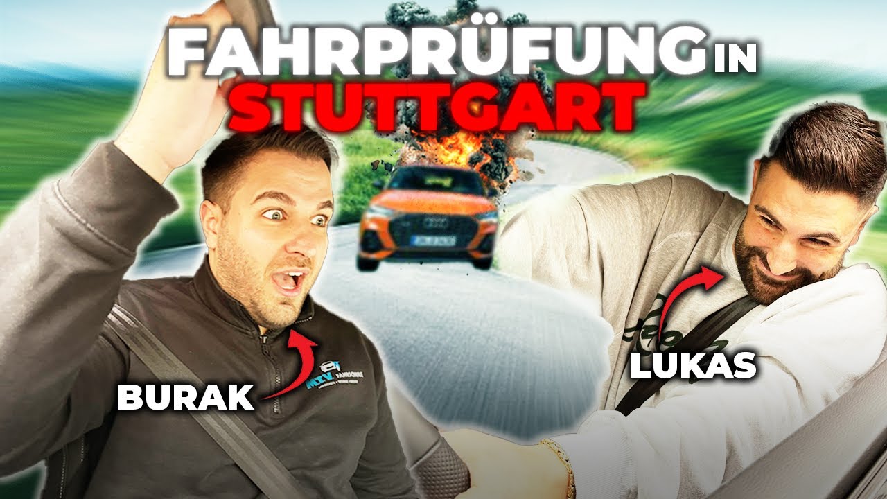 Schafft FAHRLEHRER LUKAS die FAHRPRÜFUNG in STUTTGART? 😱