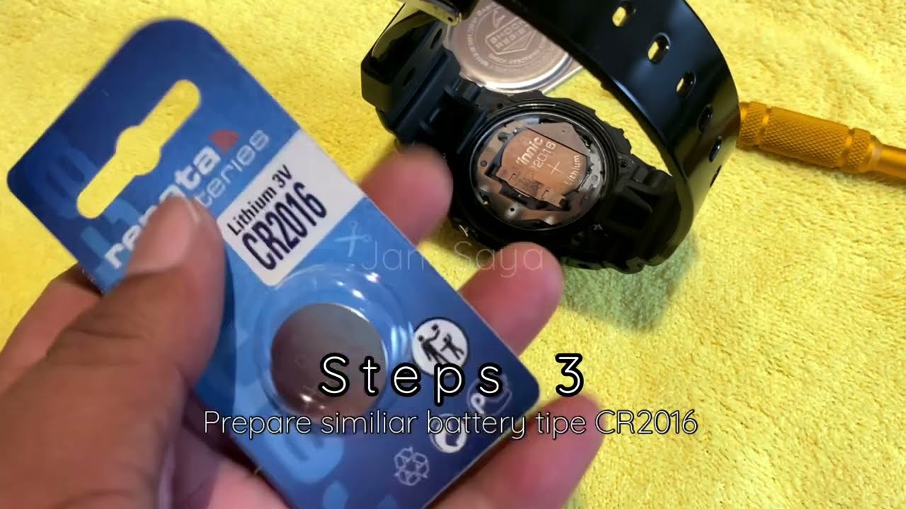 TUTORIAL MUDAH Cara Mengganti Batere Casio G-Shock DW5600 - How to Replace Batteries G-Shock