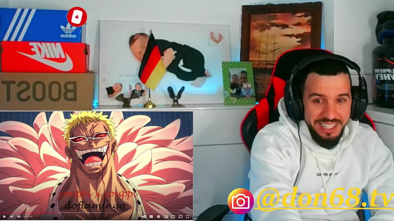 #reaction youppi x youppi doflamingo wow