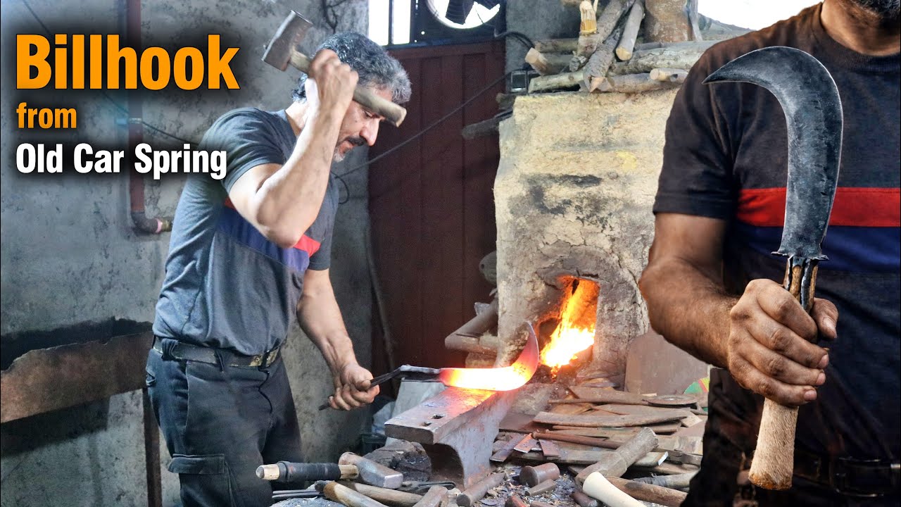 This Is How a Traditional Billhook Is Made in Iran