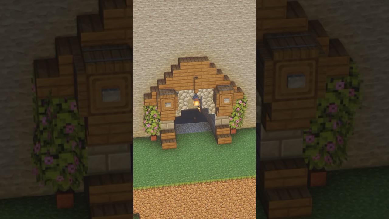 Easy Mine Entrance Minecraft!