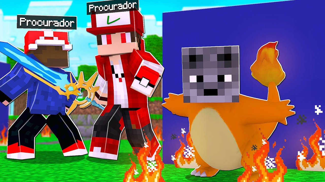 Meus Amigos me Caçaram com Disfarce de Pokémon no Esconde-Esconde Pixelmon no Minecraft