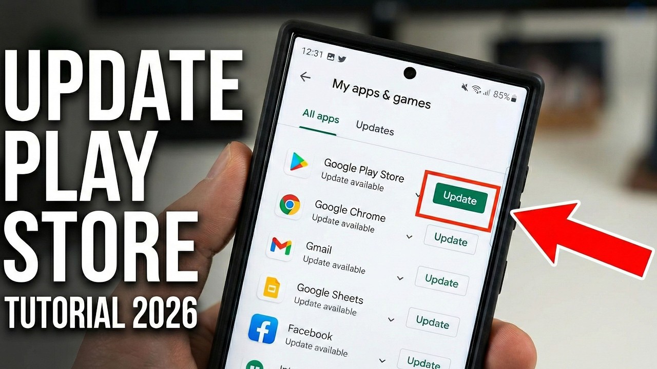 How to Update Google Play Store on Android (2026 New Method)