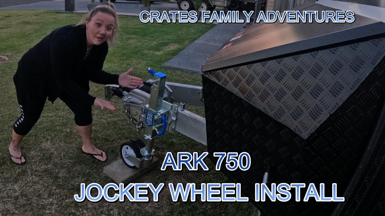 Ark 750 Jockey Wheel installation to caravan