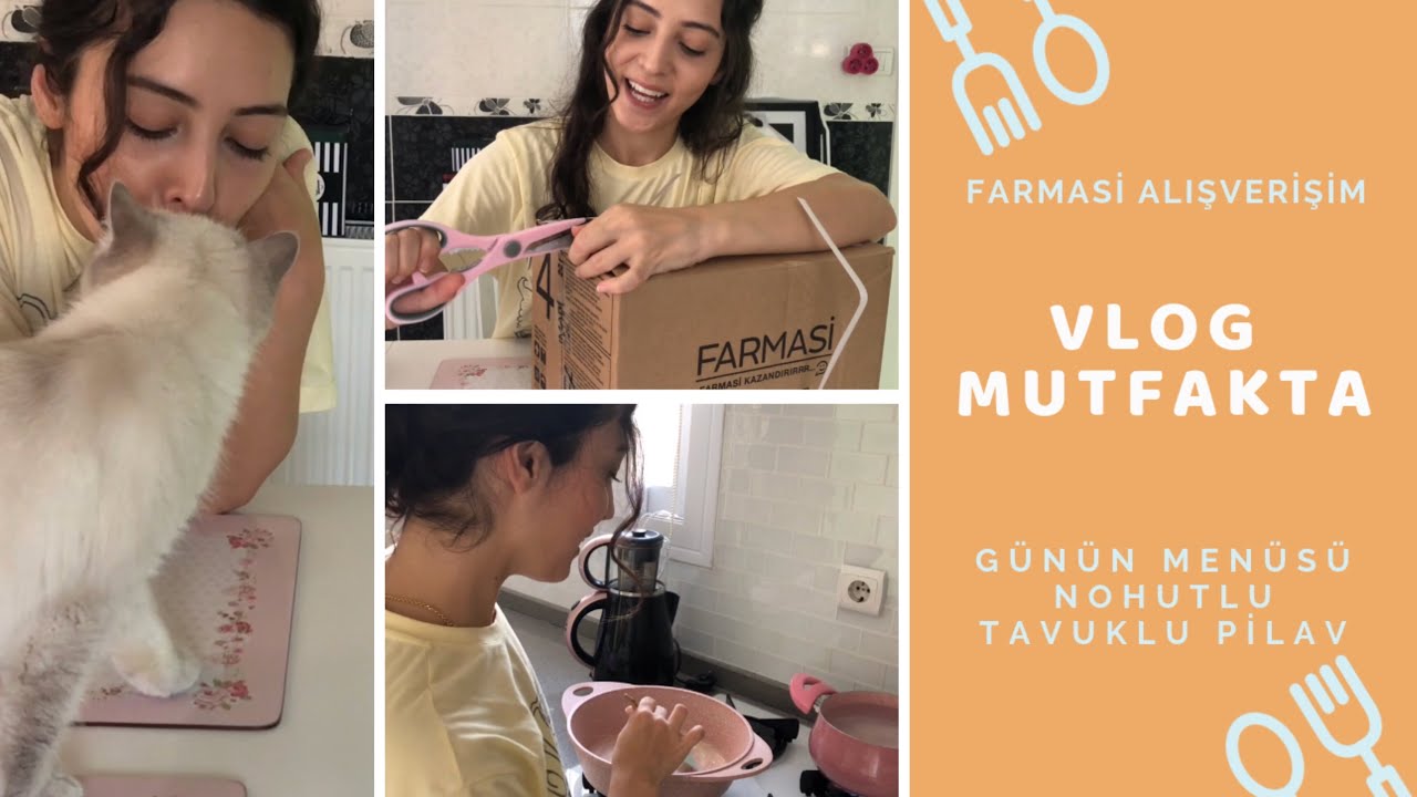 FARMASİ ALIŞVERİŞİM | HİNDİBA KAHVE | #GününMenüsü  #VLOG MUTFAKTA