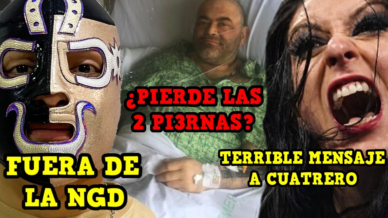 ¿KONNAN PIERDE LAS 2 PIERNAS?/ CUATRERO HUM1LLADO, VAQUER ENVÍA MENSAJE/ ¿CMLL ARRUINA CAMPEONATO?