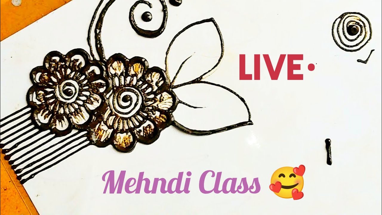 Hathon ki shaan - Mehndi is live #henna #mehndiclasses #viral #verticallivefeed #shortsfeed #live