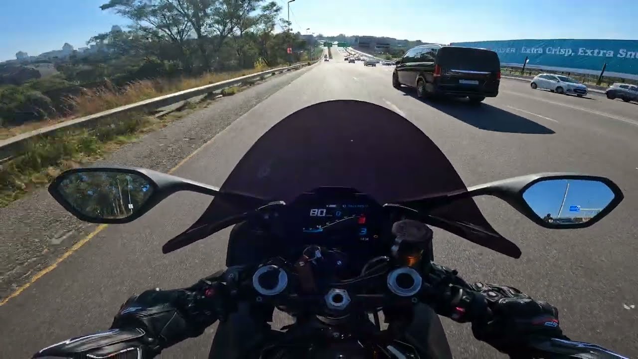 ( ASMR ) BMW S1000RR South African Highways and Views