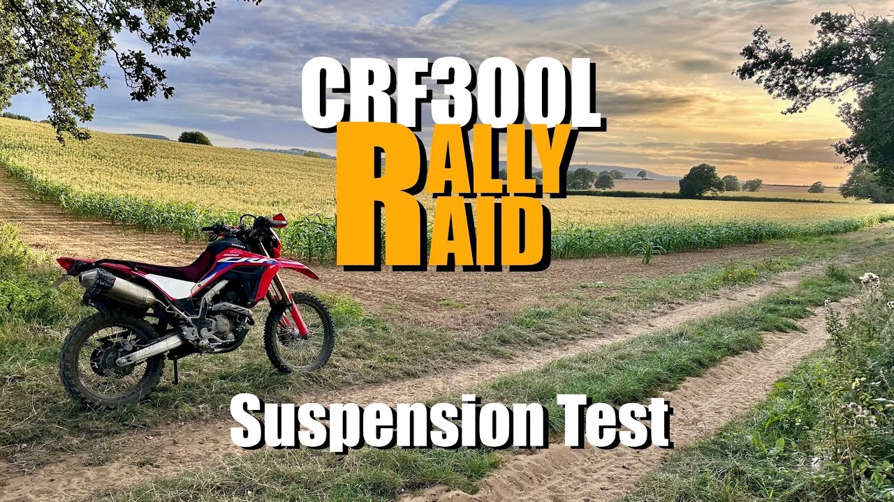 CRF300L - Rally Raid suspension - a short test  (see description for more info)