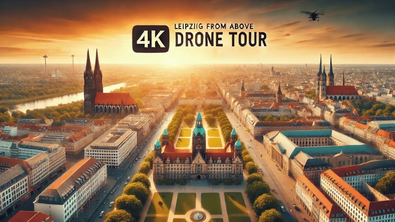 Leipzig , Germany 🇩🇪 | Aerial Beauty in 4K Drone Footage