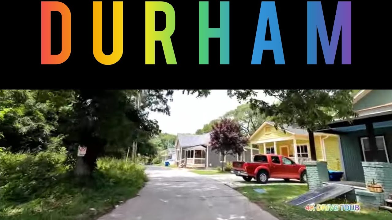 DRIVING THROUGH DURHAM, NC - LET'S EXPLORE DOWNTOWN AND AROUND TOWN