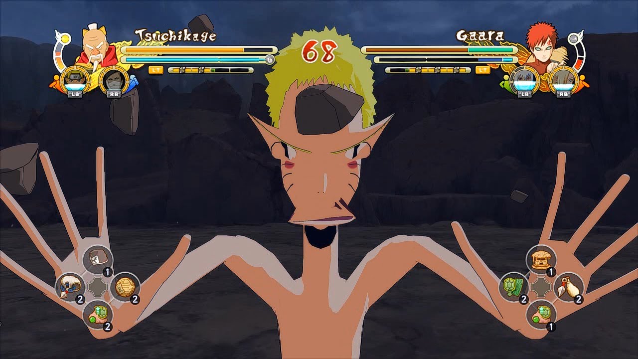 Naruto Ultimate Ninja Storm 3 Full Burst Baby Naruto Tsuchikage Character Swap Gameplay (PC)