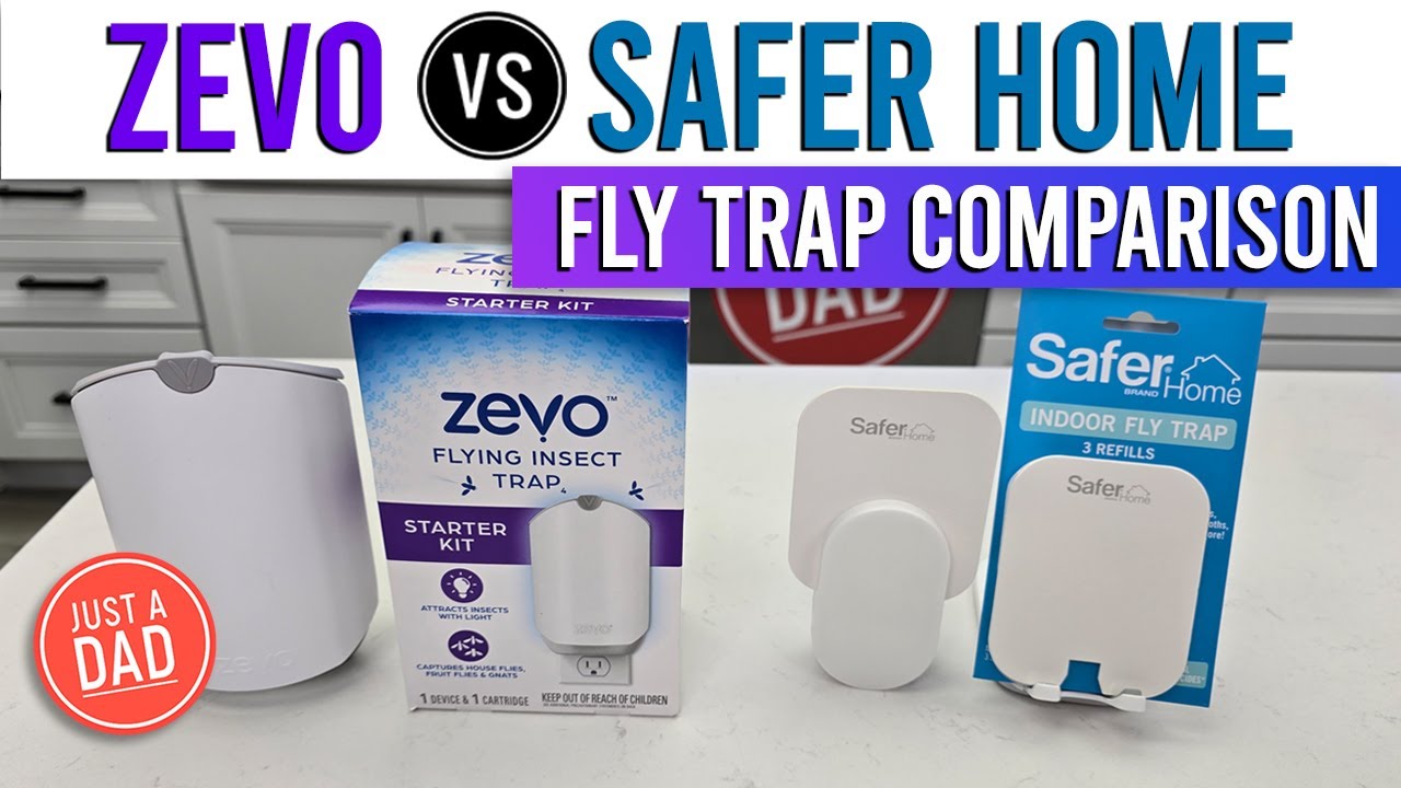 Zevo vs Safer Home SH502 Indoor Fly Trap COMPARISON