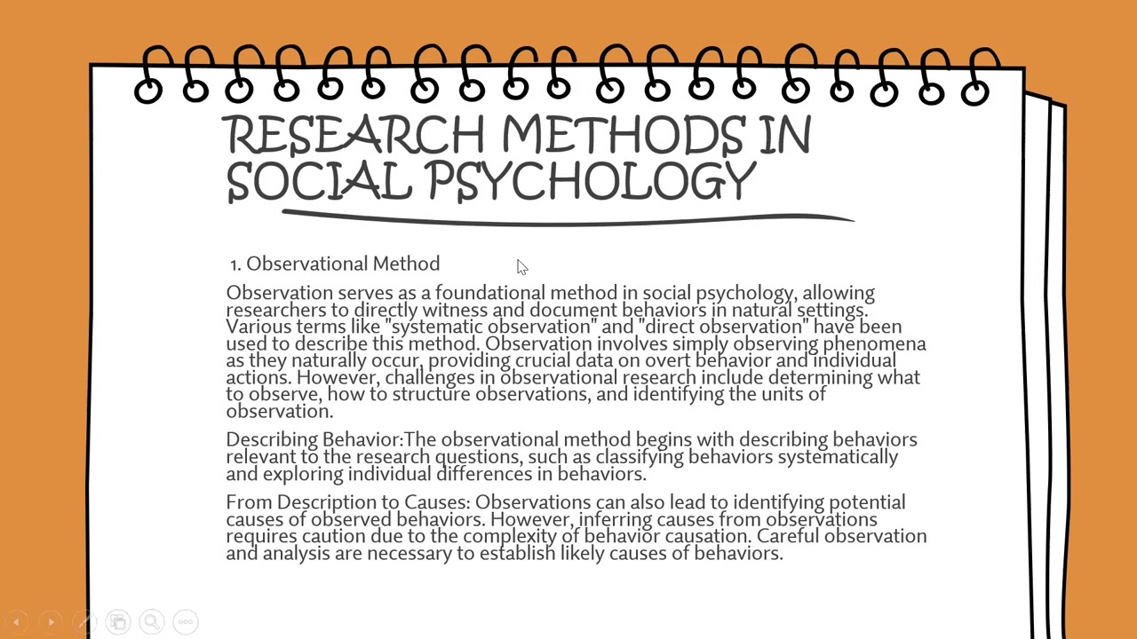 Theories and Research Methods in Social Psychology