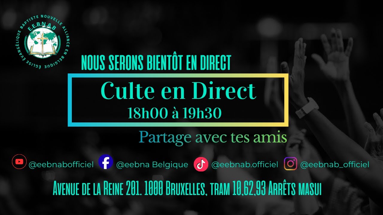 Live Culte d’exhortation et prière Mercredi 04 Mars 2026