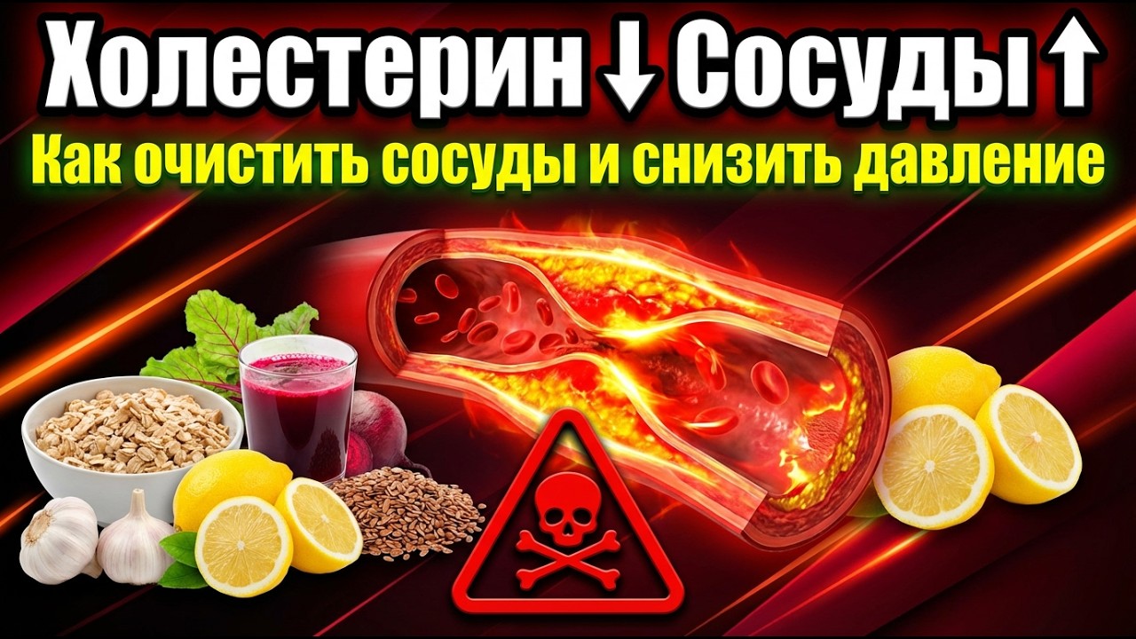 Холестерин УПАДЁТ, если пить это утром: 5 напитков для сосудов и давления