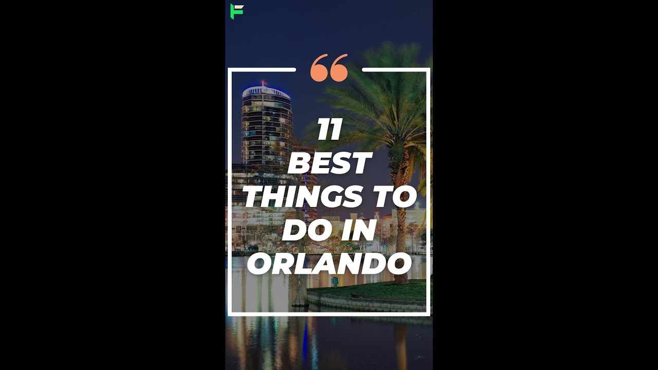 11 Best Things To Do In Orlando #shorts