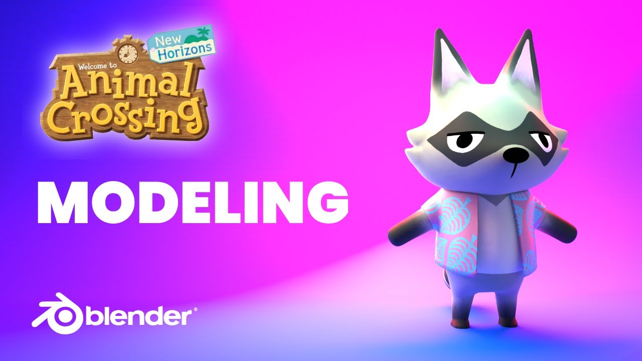 Model your Animal Crossing Character in 3D | Blender Basics Series (2/4)