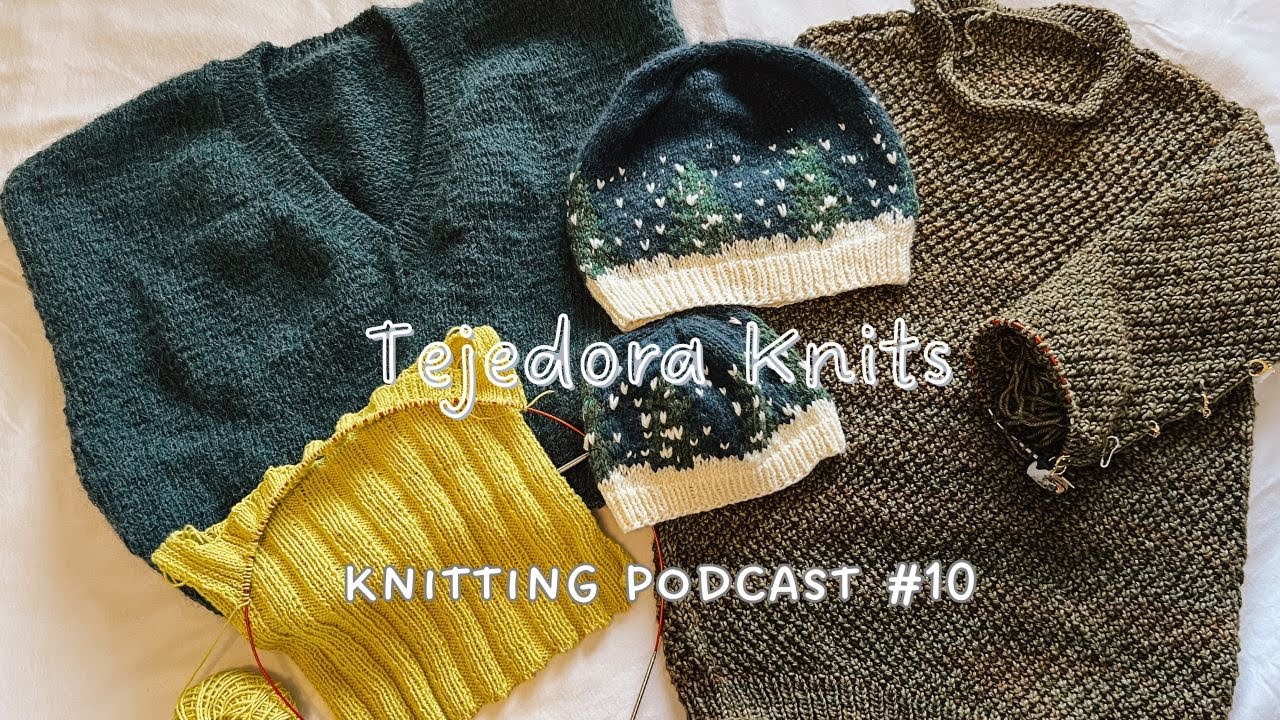I Inherited A Yarn Stash + Finished Colorwork Project | Podcast ep. 10 Tejedora Knits