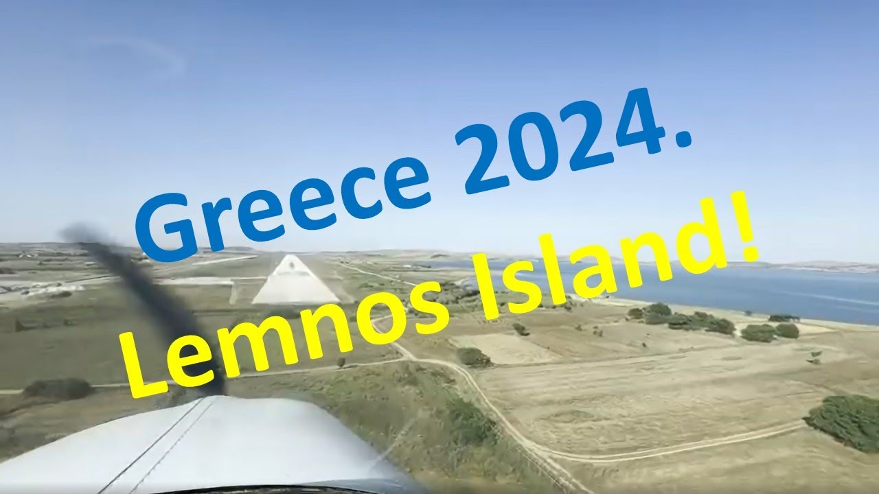 Greece 2024! Flying to the island of Lemnos from Ioannina on a Beechcraft Bonanza F33A! Come along!