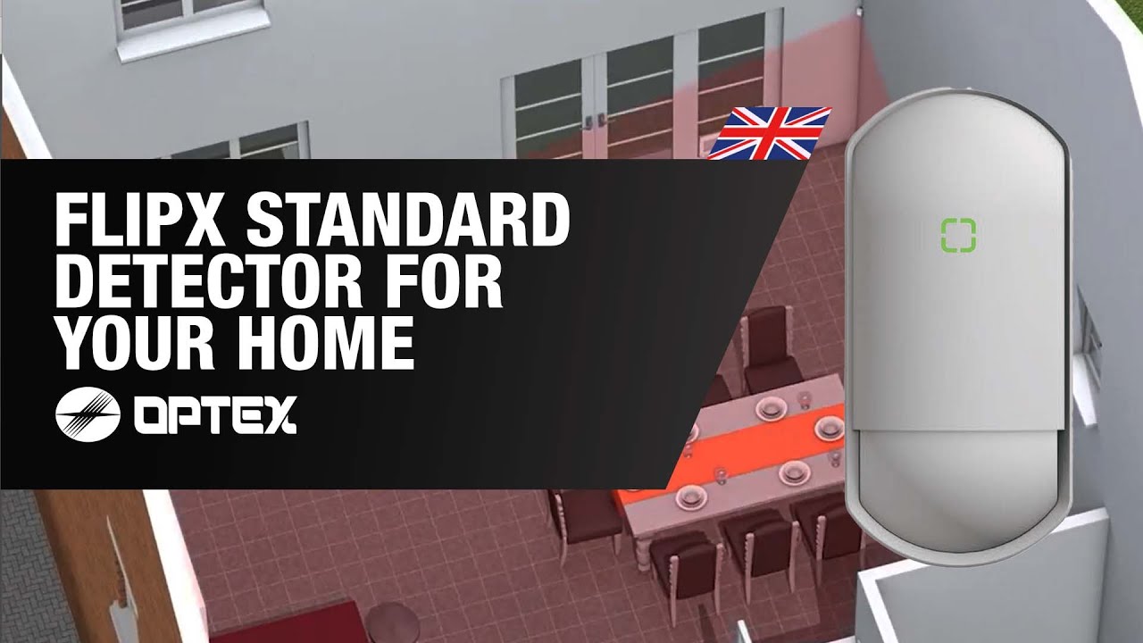Home security: FlipX Standard detector for your home - OPTEX | By Demes