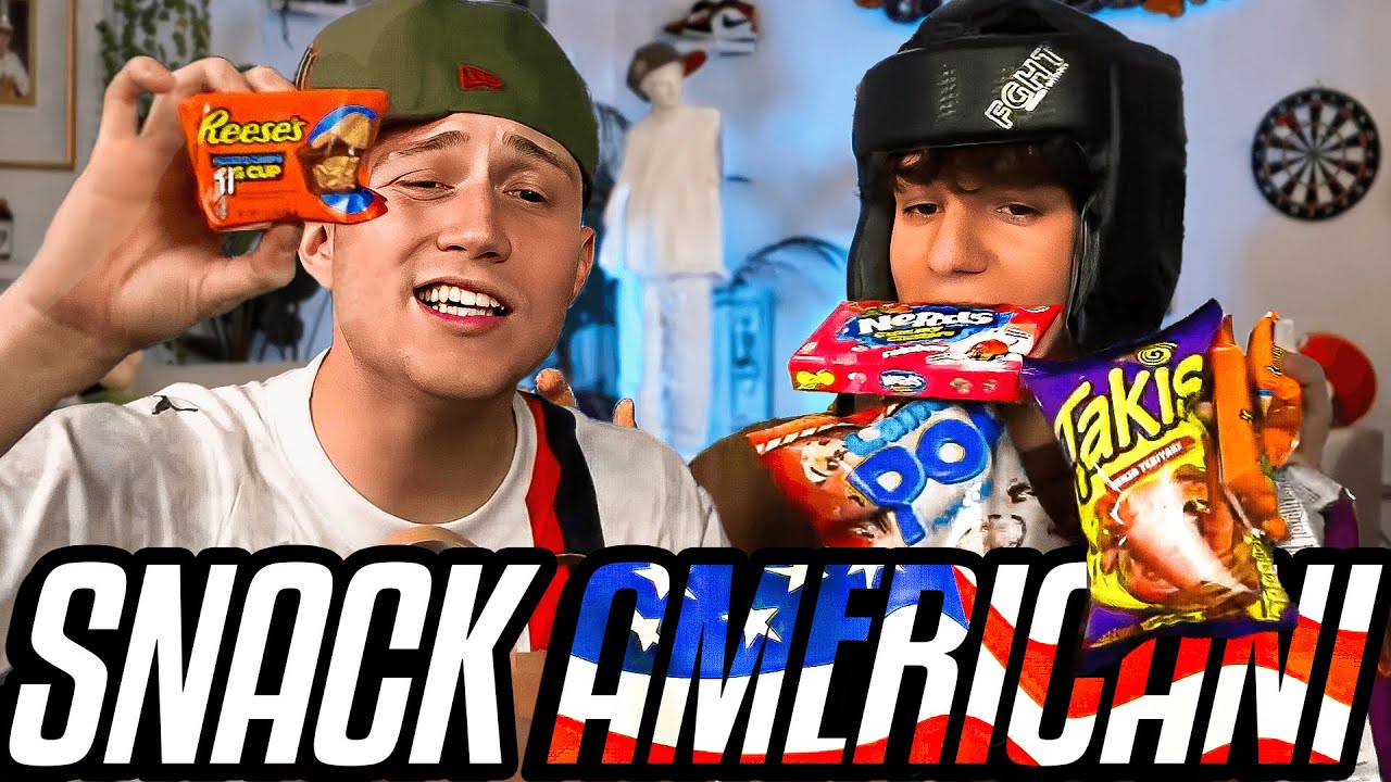 Il Rosso & Fubbe Provano SNACK AMERICANI Assurdi!🍫