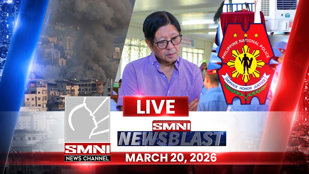 LIVE: SMNI NewsBlast | March 20, 2026