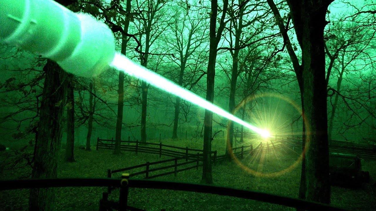 I built a long-range LASER turret in my yard!