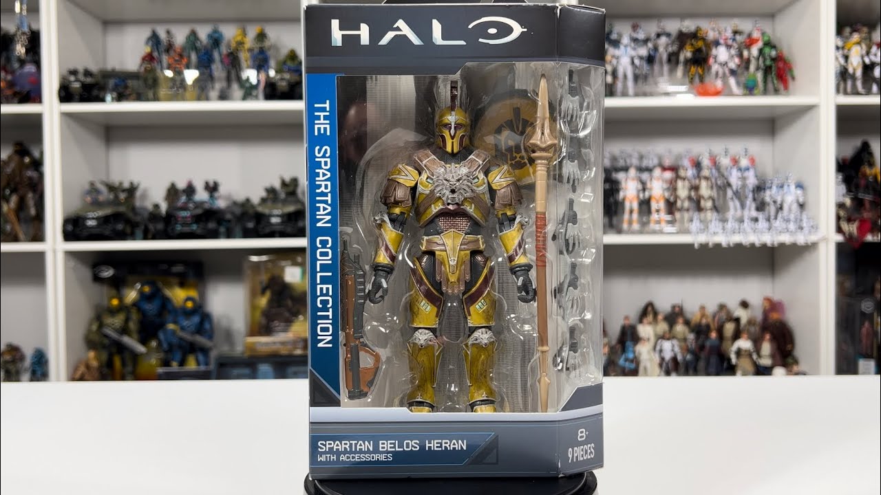 Spartan Belos Heran The Spartan Collection Series 8 Unboxing and Review From Jazwares.