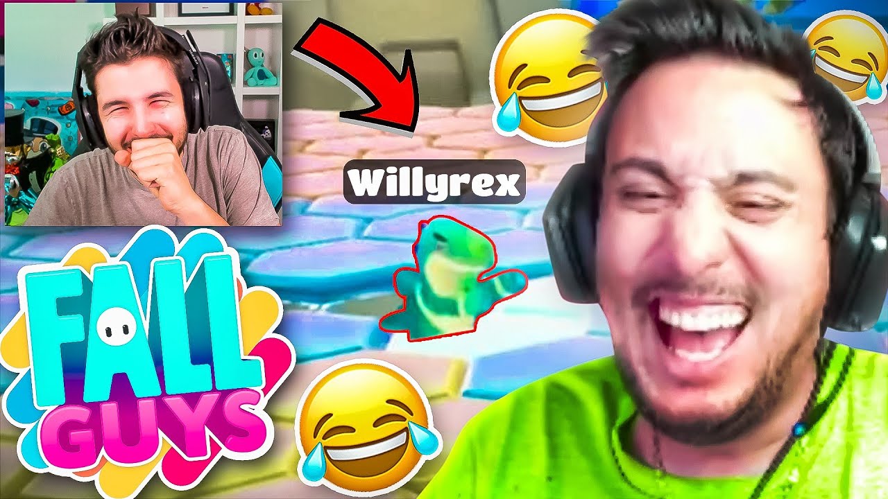 VEO A WILLY CAER DE FORMA TERRIBLE NADA MAS EMPEZAR... FALL GUYS