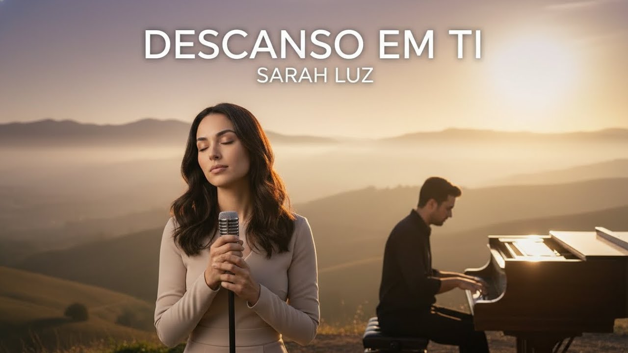 SARAH LUZ – DESCANSO EM TI (Letra) Música Gospel | Louvor | Adoração | Lançamento