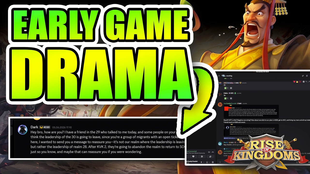 Early Game Drama: Getting Called Out - Rise of Kingdoms