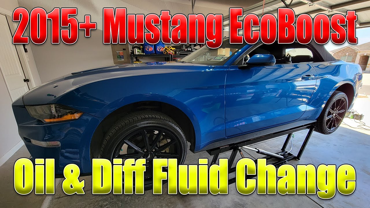 2015+ S550 Ford Mustang 2.3L EcoBoost Oil & Differential Fluid Change How-To!