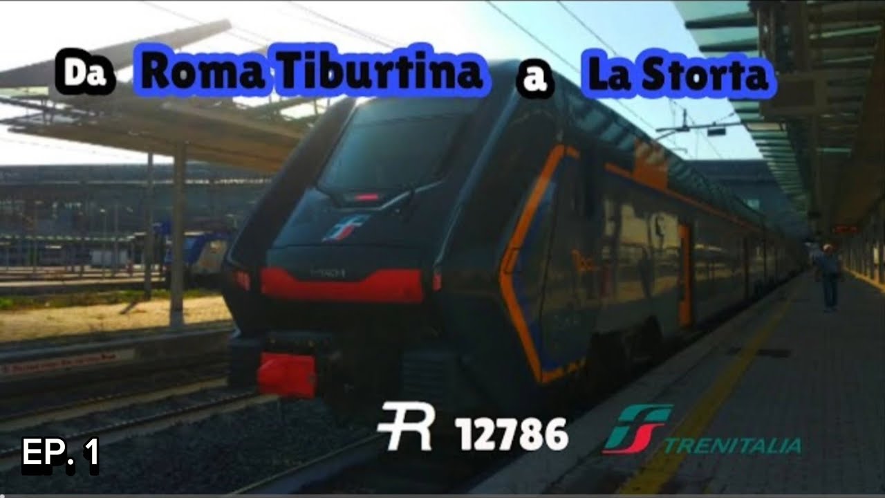 Viaggio sulla FL3 da ROMA TIBURTINA a LA STORTA a bordo dell'ETR521-065! | VIAGGI IN TRENO EP.1