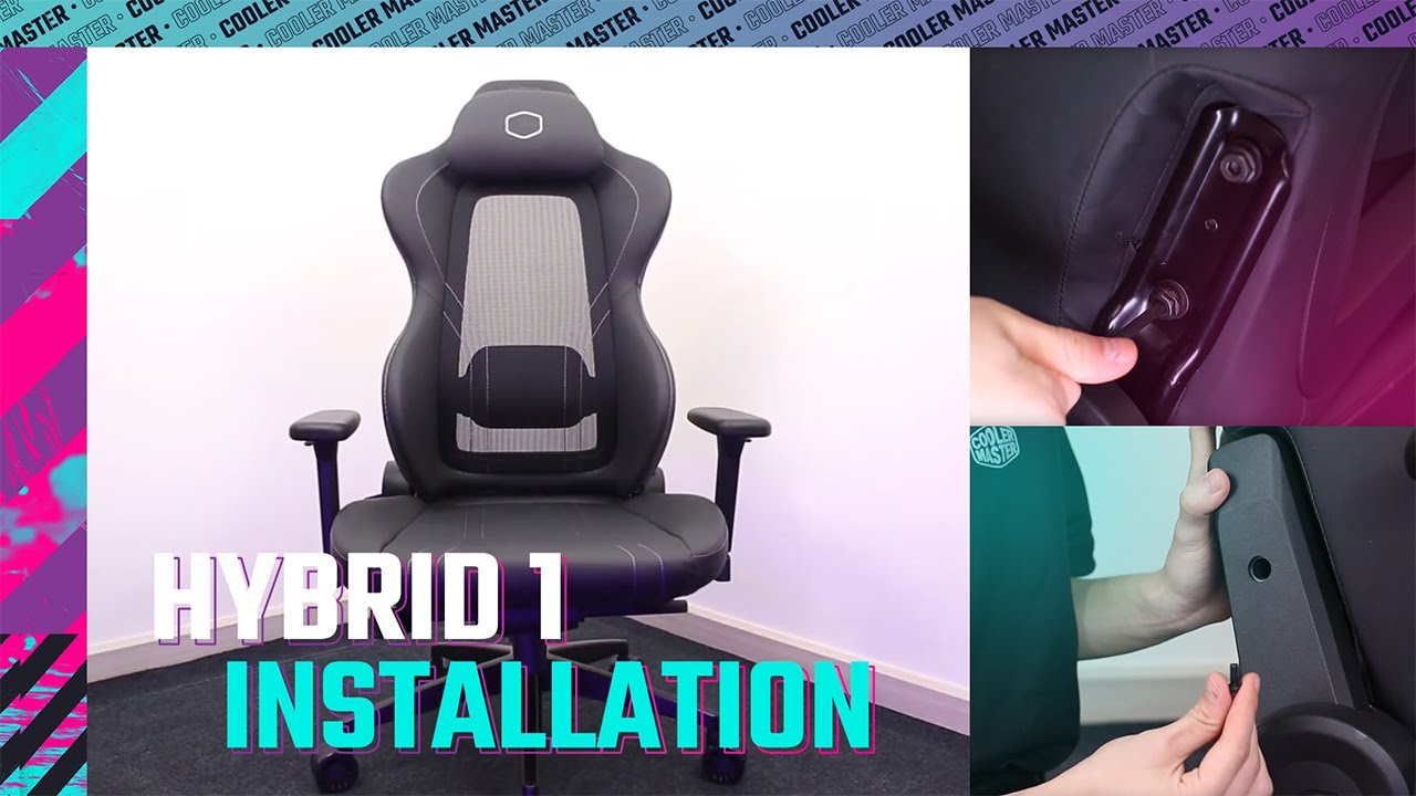 Cooler Master Hybrid 1 Gaming Ergonomic Chair Installation Video