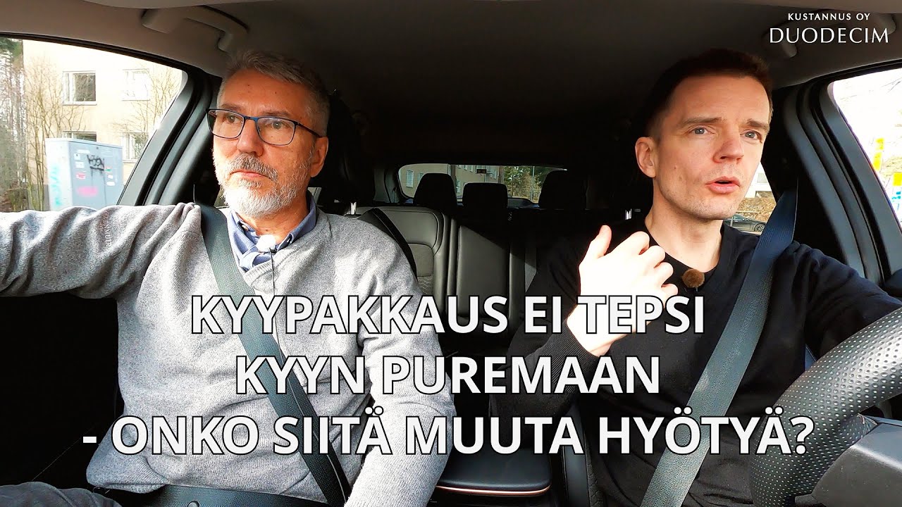 Kyypakkaus ei tepsi kyyn puremaan - onko siitä muuta hyötyä? Duodecimin Kimppakyyti