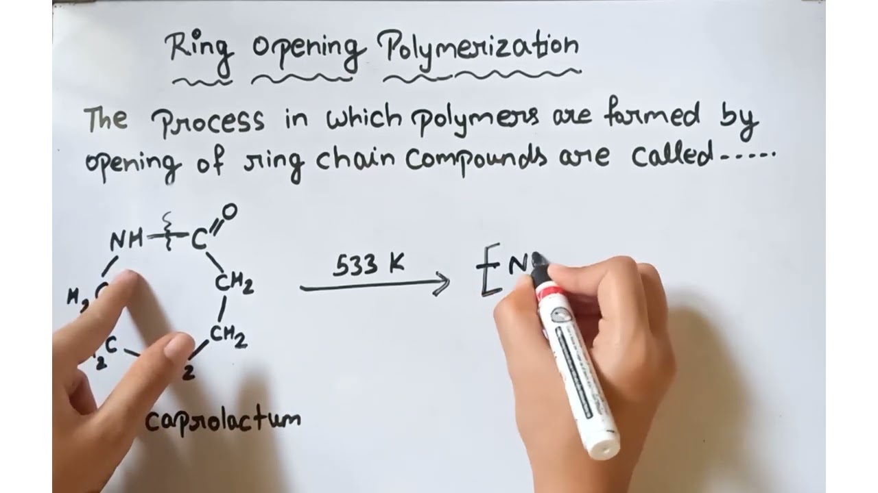 Ring opening polymerization|| introduction to polymer chemistry|| class 12