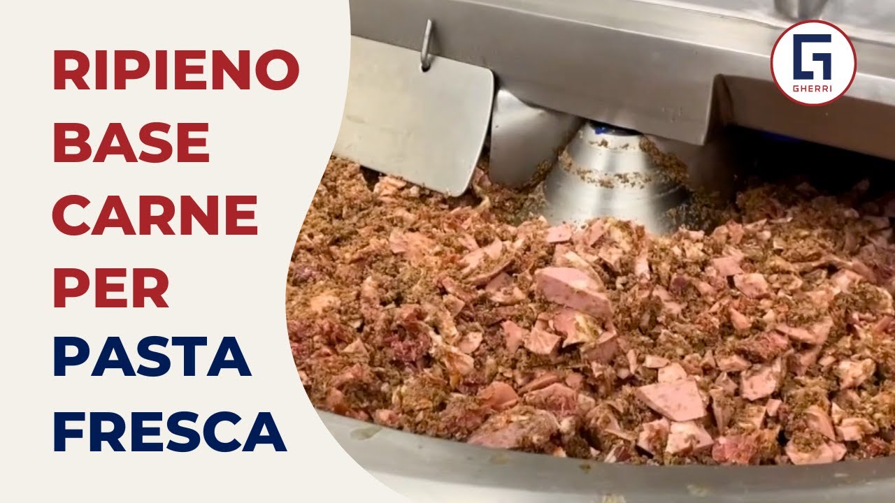 Ripieno di Carne per Pasta Fresca | Test con Cutter Industriale Seydelmann in Sala Prove Gherri