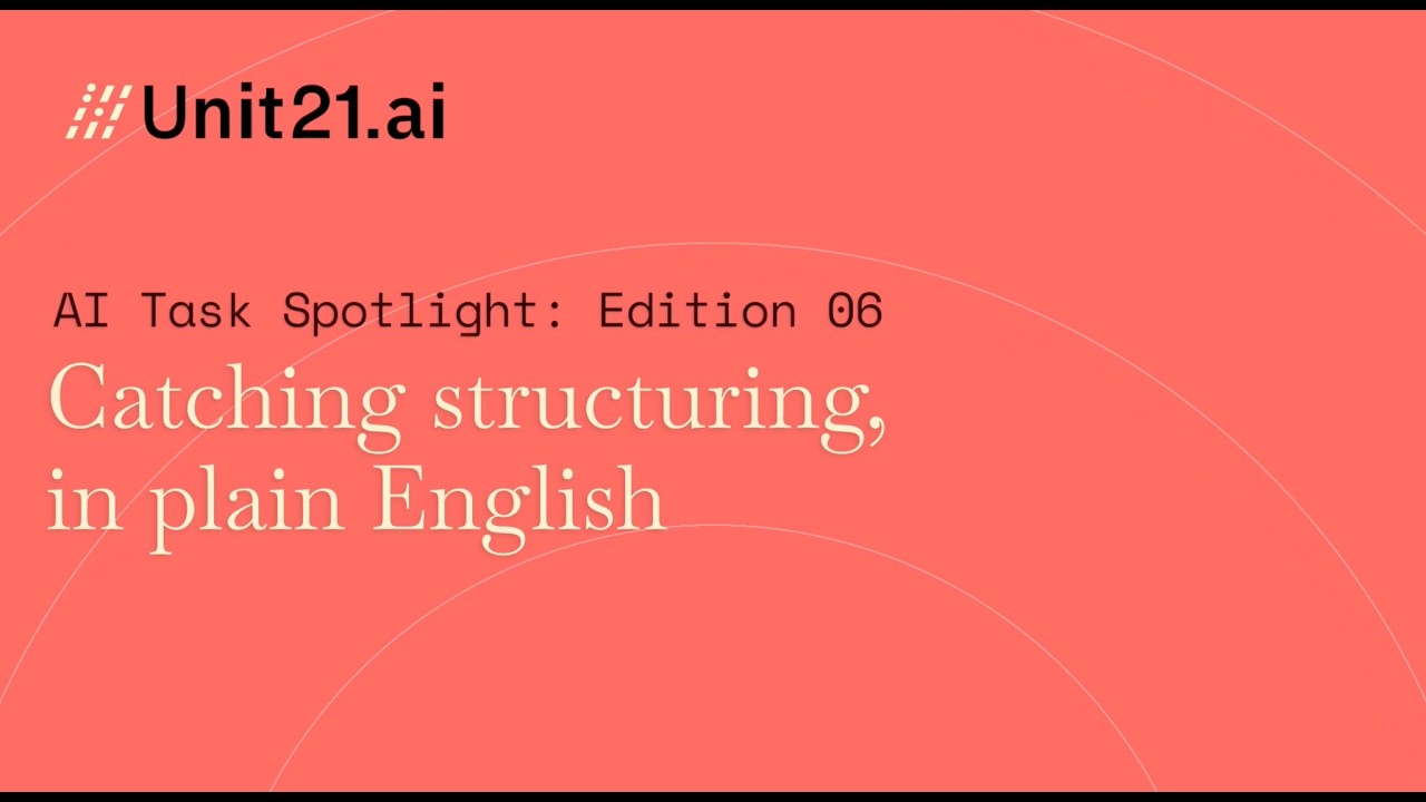 Catching structuring, in plain English. | Unit21