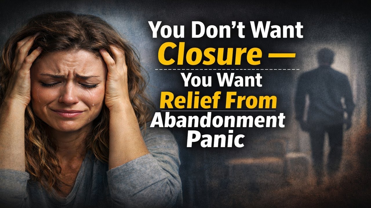 You Don’t Want Closure — You Want Relief From Abandonment Panic