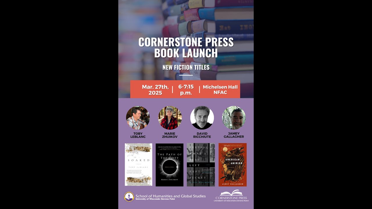 Cornerstone Press Book Launch - March 27th, 2025