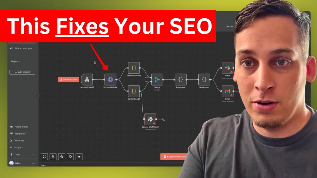 This n8n SEO Automation Fixes your SEO (in 60 seconds)