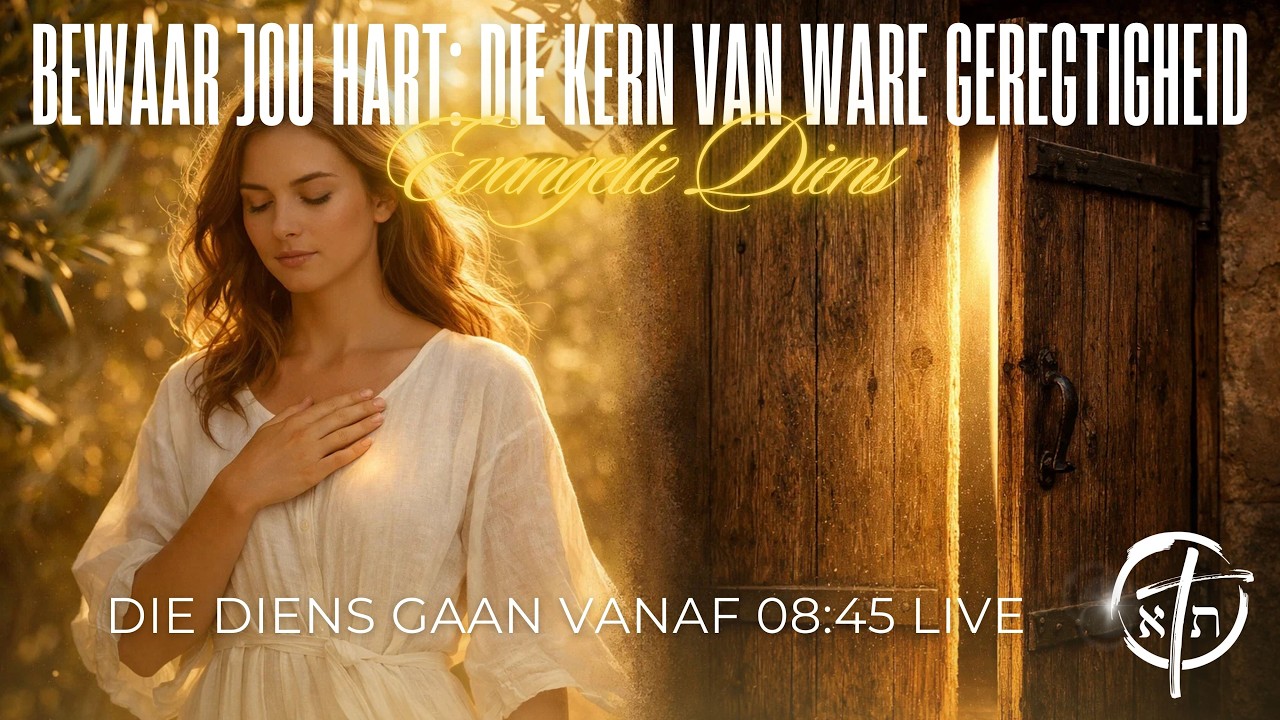 Bewaar jou hart: Die kern van ware geregtigheid | Evangelie Diens | 25 Februarie 2026