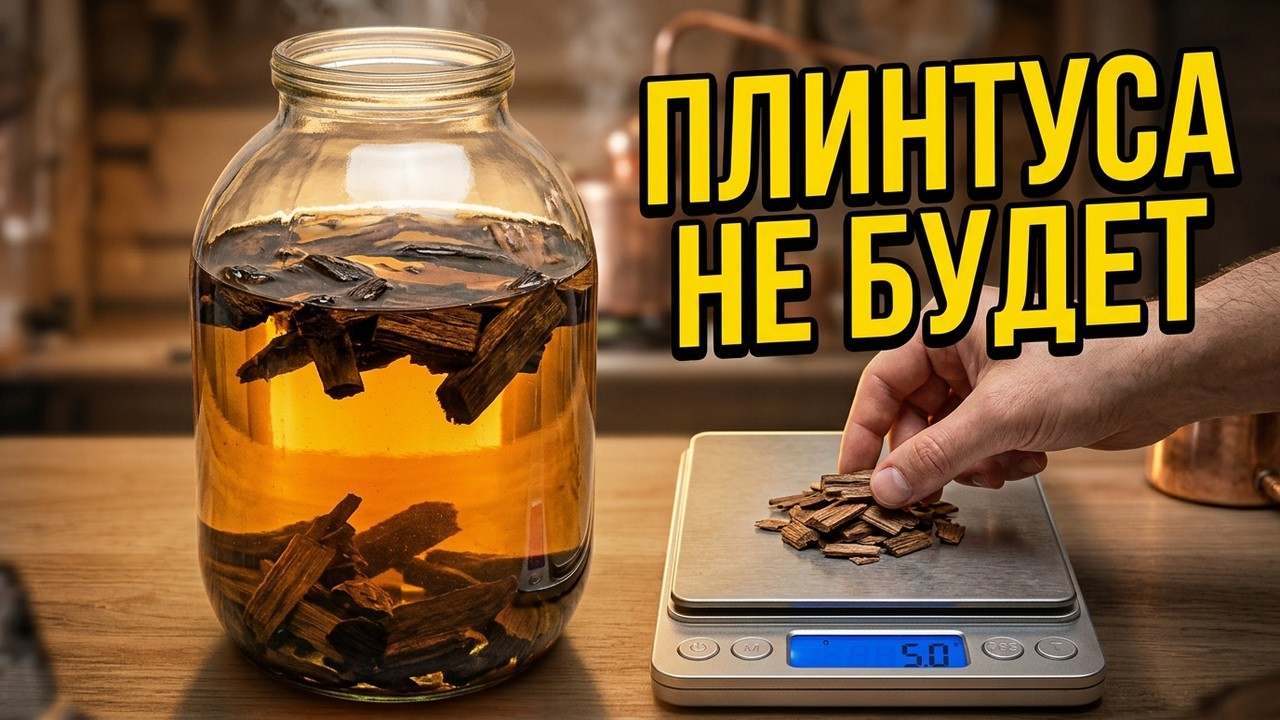 Самогон на дубовой щепе: ГЛАВНАЯ ОШИБКА новичков. Сколько вешать в граммах?