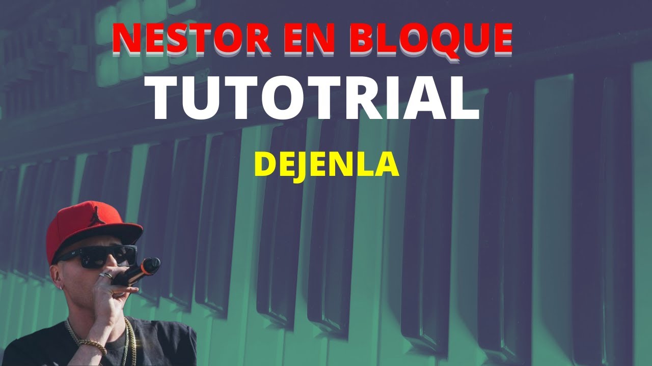 Como tocar Dejenla - Néstor en Bloque TECLADO TUTORIAL cumbia PASO A PASO
