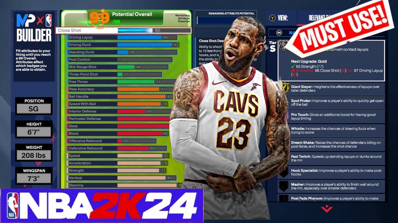 NBA 2K24 NEW Lebron 